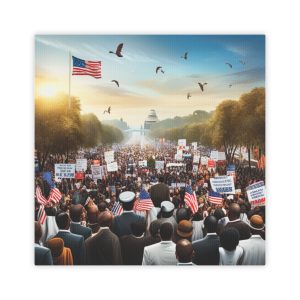 MLK Jr drawn at Mall in Washington DC